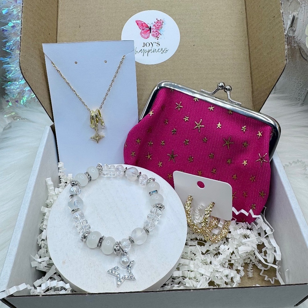 What A Star Gift Bundle Box Jewelry & Wallet